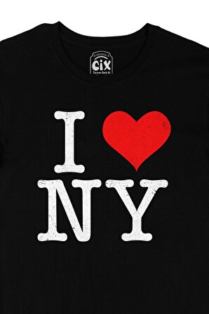 I Love NY Siyah Tişört