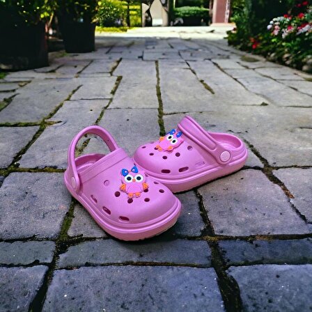 Kız Çocuk Sabo Plaj Havuz Banyo Günlük Terlik & Sandalet Pembe Renk
