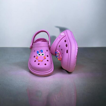 Kız Çocuk Sabo Plaj Havuz Banyo Günlük Terlik & Sandalet Pembe Renk