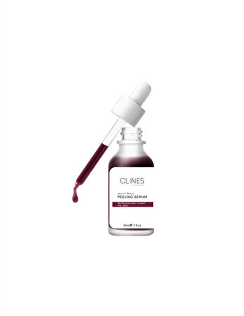 Clines Red Peeling Akne ve Leke Serumu 30 ML