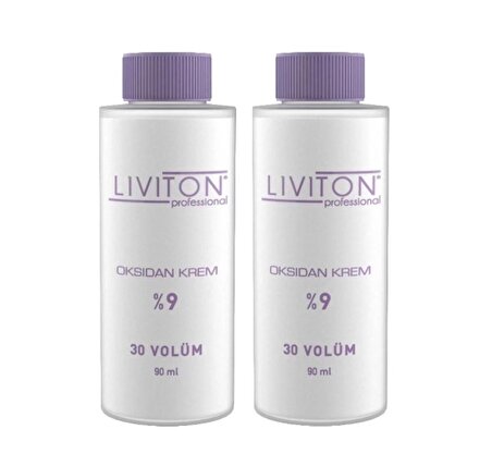 Liviton Professional Ev Tipi %9 Oksidan Krem 30 volume 90ml 2 Adet