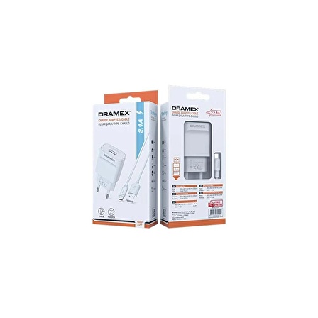 Dramex D21T Usb Giriş Başlık Type-c Kablosu Set 2.0Amper