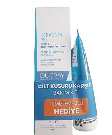 Ducray Keracnyl PP+ Cream 30 ML+ Keracnyl Jel 40 Ml Hediye