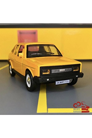 Murat 131 1/36 Ölçek Çek Bırak Diecast Metal Model Oyuncak Araba