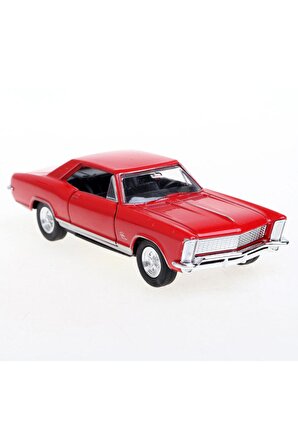 1:36 1965 Buick Riviera Ölçek -kırmızı