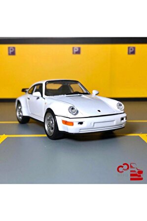 Porsche 911 Turbo 1/36 Ölçek *c&c Model Garage* Çek Bırak Diecast Metal Model Araba Oyuncak