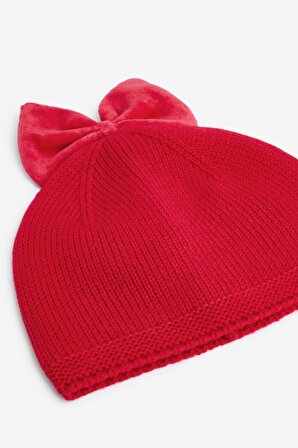 Pamuklu Kırmızı Beanie Şapka