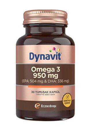 Dynavit Omega 3 Takviye Edici Gıda 950 Mg 30 Kapsül