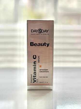 DAY2DAY Beauty Stabilised Vitamin C %10 Serum 30 ml