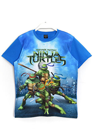 Erkek Çocuk Ninja Turtles Ninja Kaplumbağalar 3d Baskılı T-shirt