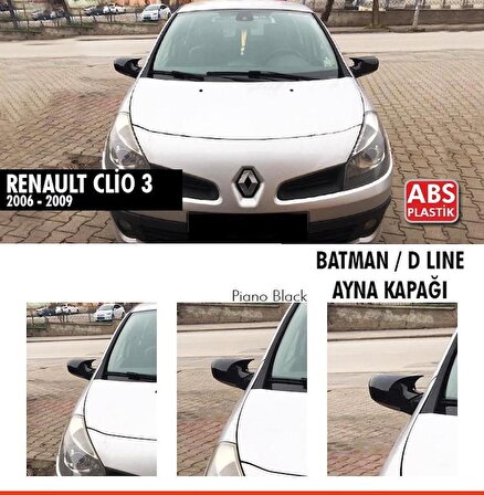 Renault Clio 3 Yarasa Ayna Kapağı 2006-2009 arası Batman