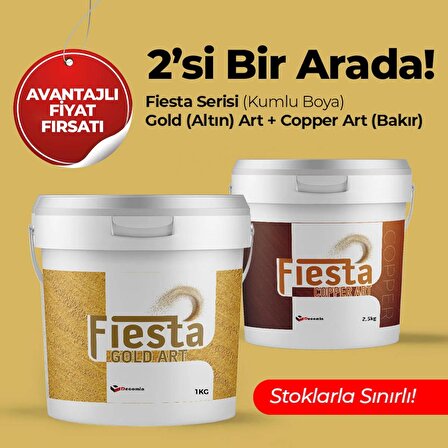 Fiesta Gold Art + Fiesta Bakır Art Avantajlı 2'li Paket
