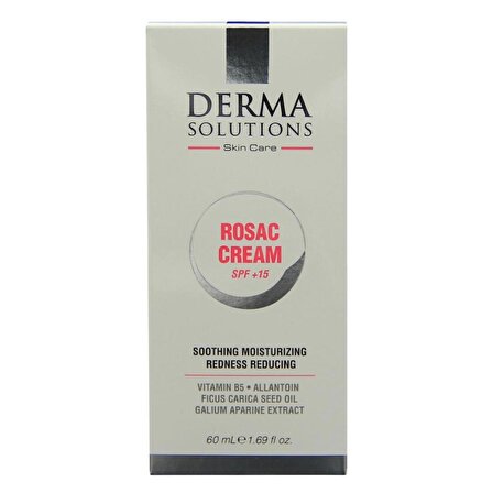 Derma Solutions Rosac Face and Body Cream 15 SPF+ - Rozacealı Ciltler için Düzenleyici Krem 50 ML