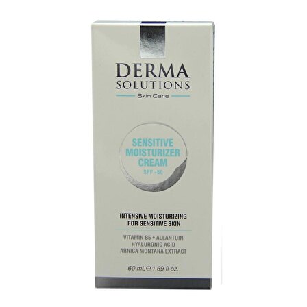 Derma Solutions Sensitive Moustizer Cream - Yoğun Nemlendirici Krem Spf 50+ 50 ML