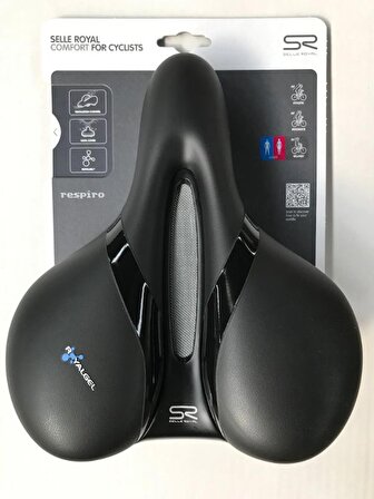 SELLE ROYAL RESPİRO SOFT RELAXED SİYAH OXE RAYLI 277MM / W 182MM
