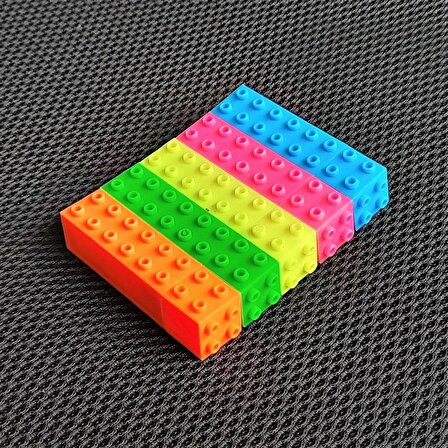Lego 5'li Canlı Renkler İşaretleyici Kalem Seti