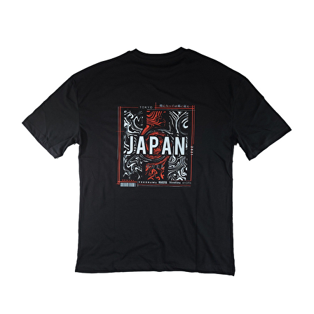Japan Baskılı Unisex Oversize T-Shirt