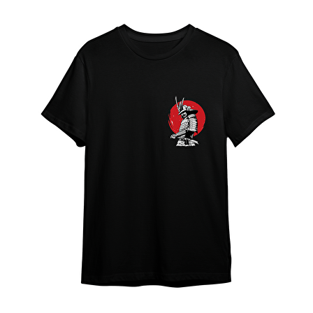 Red Moon Baskılı Unisex Oversize T-Shirt