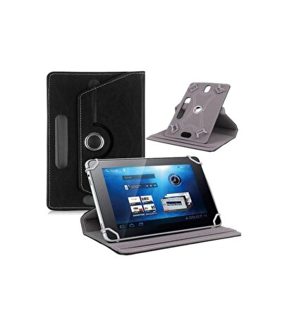 Samsung Galaxy Tab 4 10.1" Tablet Kılıfı ve Şarjlı Bluetooth Klavye Ve Mouse Seti