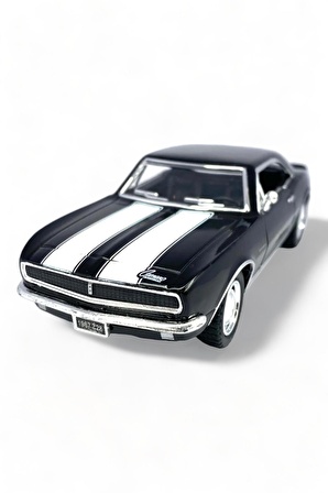 Metal Model Chevrolet Lisanslı Die-Cast Araç 1,36 Çek Bırak Kapı Aç Kapa 1967 Chevrolet Camaro