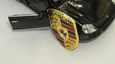 DK Tuning Porsche Gold Metal Direksiyon 3M Logo Amblem