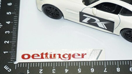 DK Tuning Oettinger Torpido Metal Sticker Volkswagen İle Uyumlu