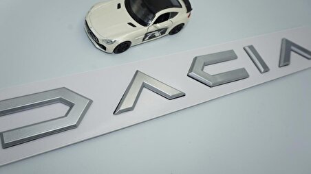 DK Tuning Dacia Yeni Nesil Bagaj 3M 3D Gri ABS Yazı Logo