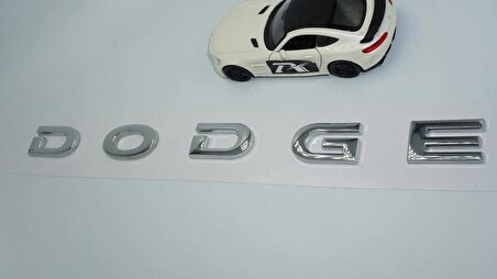 DK Tuning Dodge Bagaj Krom Metal 3M 3D Yazı Logo Amblem