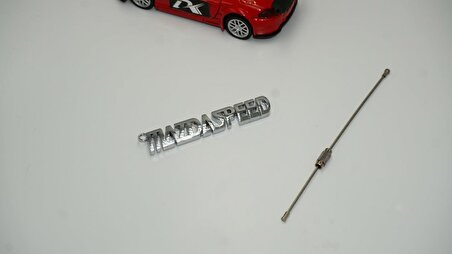 Mazda Speed Logo Krom Metal Çift Yön Halat Anahtarlık
