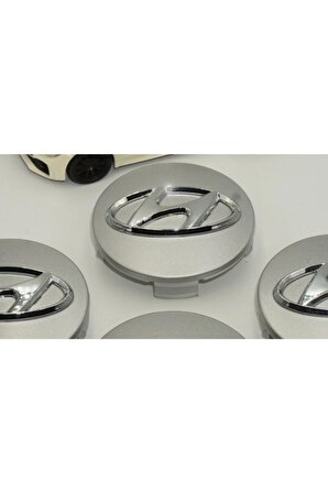 Hyundai Uyumlu Jant Göbek Kapağı Seti 60mm