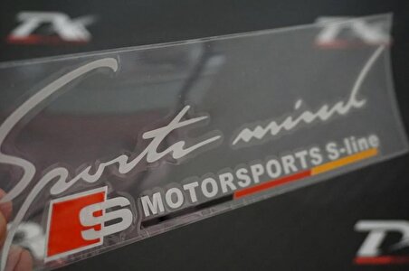 DK Tuning Audi Motorsport S Line SportMind Sticker