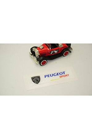 Peugeot Sport Lion Logo Damla Silikon Plaka Logo Arma Amblem Yeni Stil