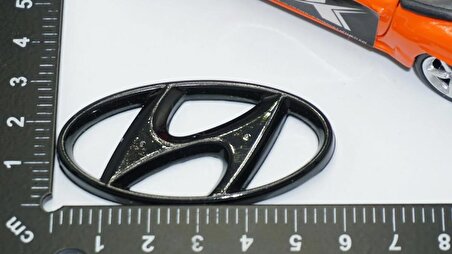DK Tuning Hyundai Direksiyon Göbeği Siyah Logo 5,9 Cm