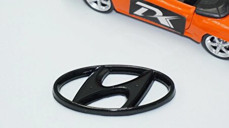 DK Tuning Hyundai Direksiyon Göbeği Siyah Logo 5,9 Cm