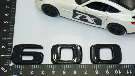DK Benz 600 BRABUS Bagaj Siyah ABS 3M 3D Yazı Logo