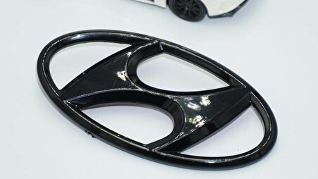 DK Tuning Accent Parlak Siyah Ön Panjur Logo Hyundai İle Uyumlu