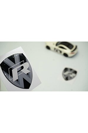 Volkswagen R Line Kelebek Cam Damla Desen Logo Arma Seti
