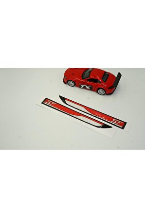 Ford ST Puma Yan Aynalar Ve Çamurluk Yanı Damla Desen Bıçak Logo Arma Seti