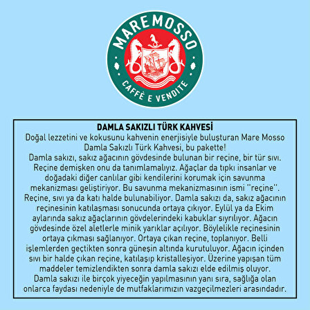 Mare Mosso 250 gr Damla Sakızlı Türk Kahvesi