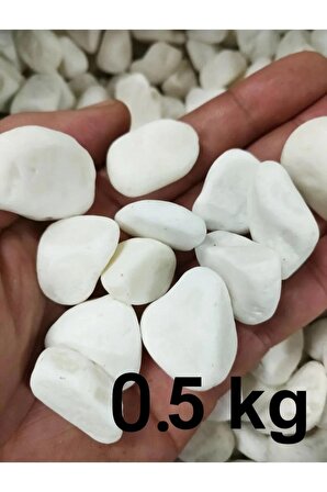Şömine taşı Beyaz 0.5 (Yarım Kilo) Şömine ilave taşı