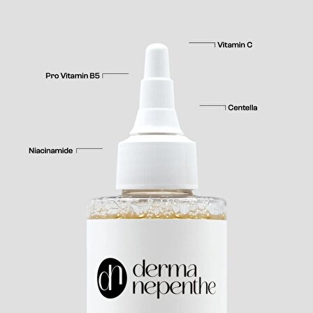 Derma Nepenthe Mat Görünüm Karşıtı - Vitamin C Tonik, %15 Vitamin C Serum, Nemlendirici El ve Yüz Bakım Kremi 3'lü Set