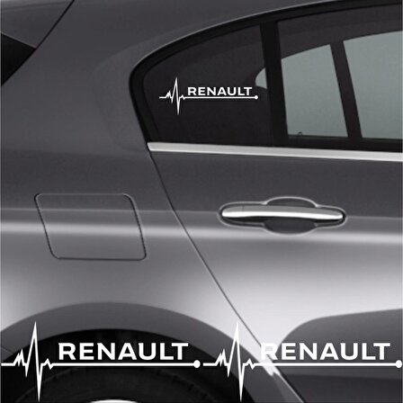 Renault Taliant İçin Uyumlu Aksesuar Oto Ritim Sticker 2 Adet 20*9 Cm
