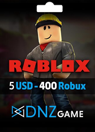 Roblox Gift Card 5 USD 400 Robux