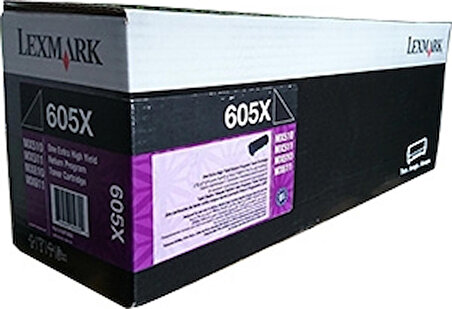 Lexmark 605X 60F5X00 Siyah Yüksek Kapasite Toner-Mx510 / Mx511 / Mx611
