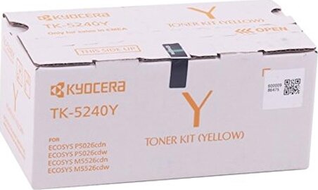 Kyocera Mita TK-5240 Sarı Toner M5026-M5526 MC-3326 1T02R7ANL0