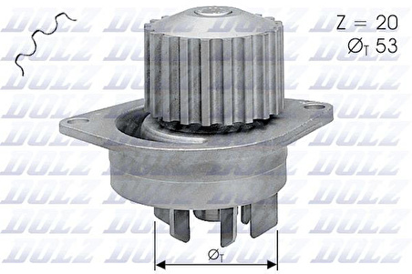 DOLZ Devirdaim Saxo 96-03 Xsara 97-00 106 94-96 206 98-00 306 00-01 405 92-96 1.4-1.5