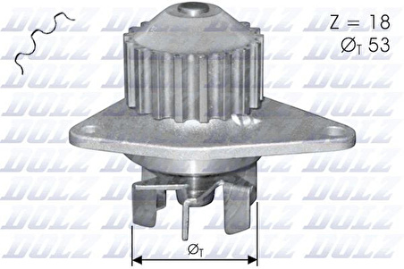 DOLZ Devirdaim 206-207-1007-Partner-Berlingo-C2-C3-Saxo-Xsara 1.4