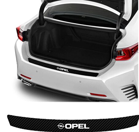 Opel Astra Arka Tampon Bagaj Koruyucu Sticker