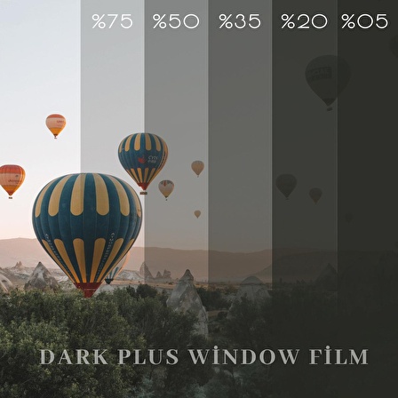 Dark Plus %05 Koyu Ton Cam Filmi 50 cm x 3 metre