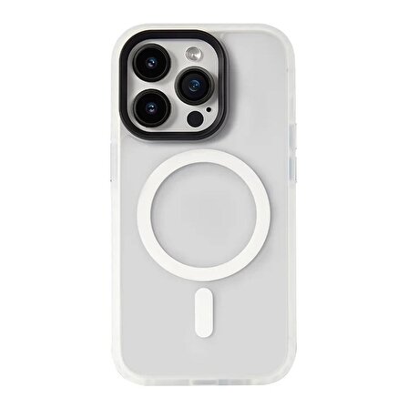 Teleplus iPhone 15 Pro Kılıf Senstivi Magsafe Mat Pc Kapak